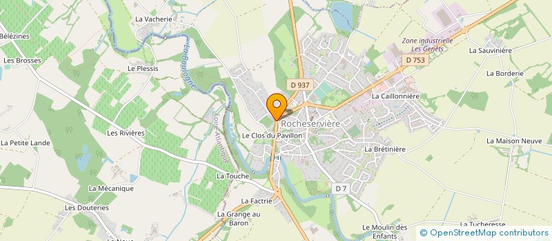 localisation de l'entreprise MONSIEUR JEAN MICHENAUD à ROCHESERVIERE