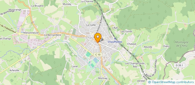 localisation de l'entreprise MONSIEUR JEAN MICHON à CHAUFFAILLES