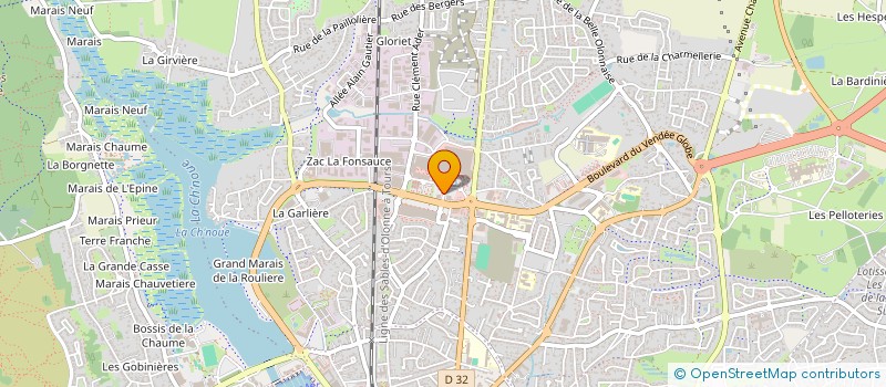 localisation de l'entreprise MONSIEUR JEAN MICHON à LES SABLES D'OLONNE