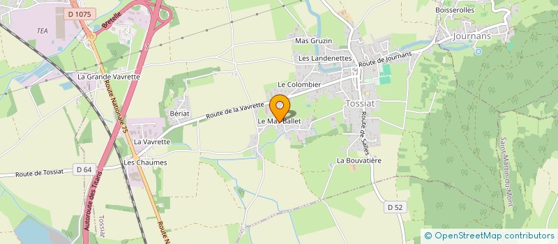 localisation de l'entreprise MONSIEUR JEAN MICHON à TOSSIAT