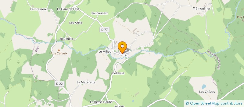 localisation de l'entreprise MONSIEUR JEAN MICHON  MONESTIER-MERLINES