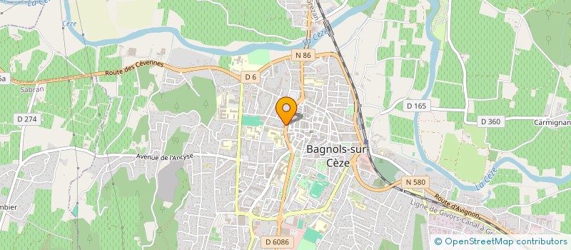 localisation de l'entreprise MONSIEUR JEAN MICONNET à BAGNOLS-SUR-CEZE