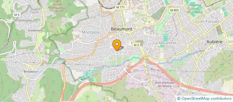 localisation de l'entreprise MONSIEUR JEAN MIGAYROU  BEAUMONT