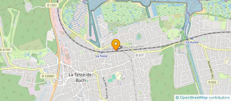 localisation de l'entreprise MONSIEUR JEAN MIGNOT  LA TESTE-DE-BUCH