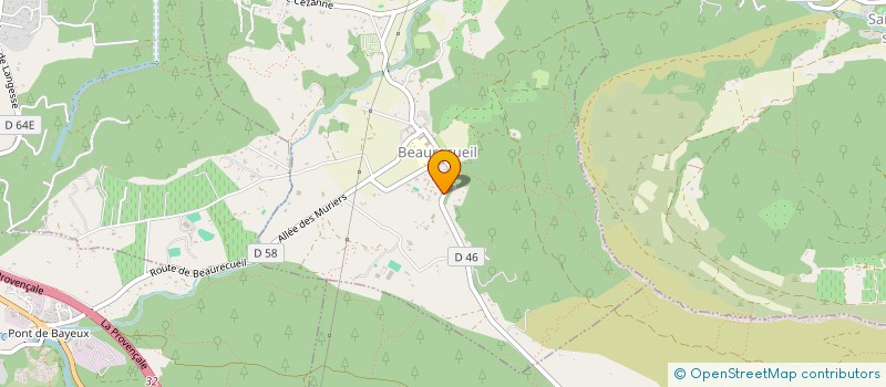 localisation de l'entreprise MONSIEUR JEAN-MIGUEL MARGAIL  BEAURECUEIL