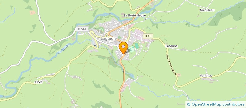 localisation de l'entreprise MONSIEUR JEAN MIJOULE à LAGUIOLE