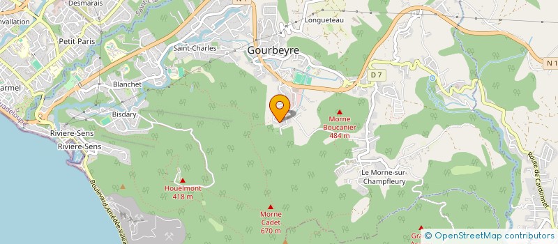 localisation de l'entreprise MONSIEUR JEAN MILEAU  GOURBEYRE