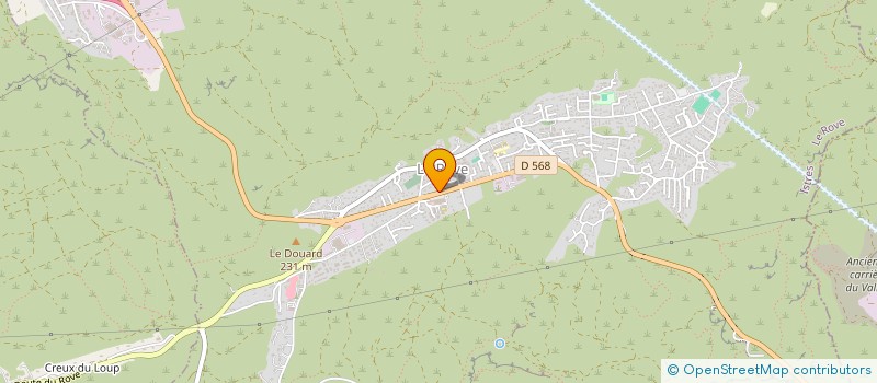 localisation de l'entreprise MONSIEUR JEAN MILHAUD  LE ROVE