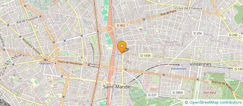 localisation de l'entreprise MONSIEUR JEAN MILIN  MONTREUIL