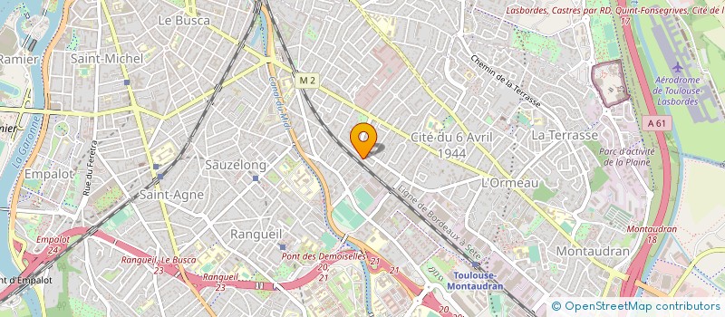 localisation de l'entreprise MONSIEUR JEAN MILLET à TOULOUSE
