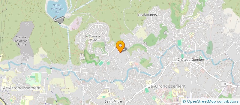 localisation de l'entreprise MONSIEUR JEAN MILLIET  MARSEILLE