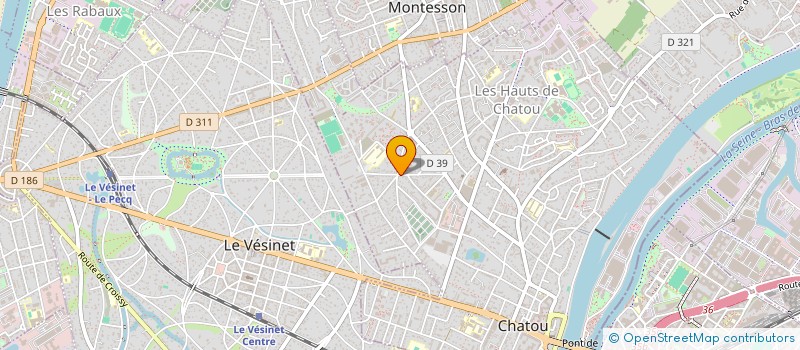 localisation de l'entreprise MONSIEUR JEAN MILLIET  CHATOU