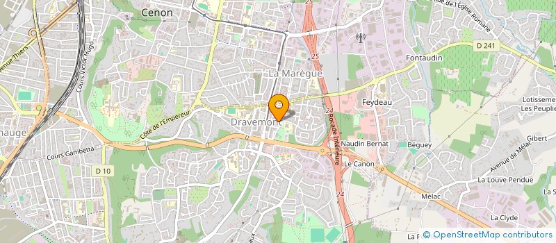 localisation de l'entreprise MONSIEUR JEAN MILLOGO  COUTRAS