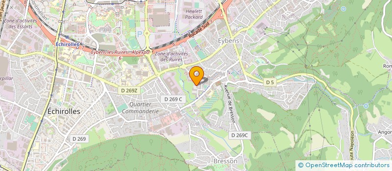 localisation de l'entreprise MONSIEUR JEAN MILLOT  EYBENS