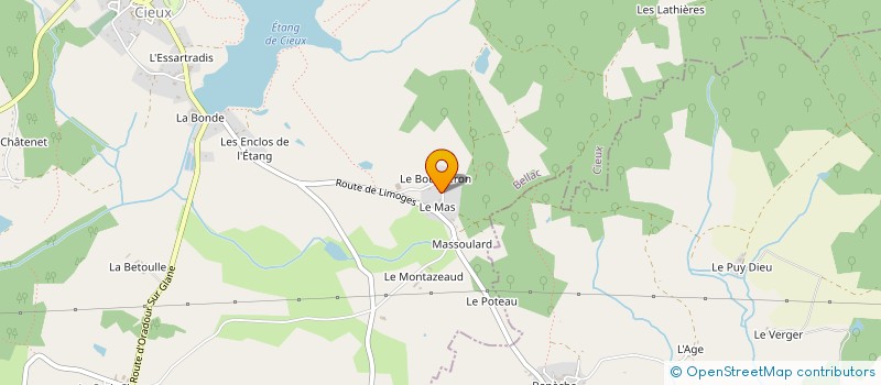 localisation de l'entreprise MONSIEUR JEAN MILORD à ORADOUR-SUR-GLANE