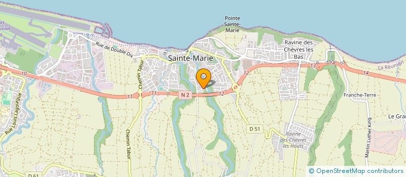 localisation de l'entreprise MONSIEUR JEAN MINIENPOULLE à SAINTE-MARIE