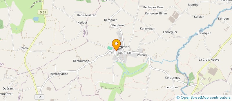 localisation de l'entreprise MONSIEUR JEAN MIOSSEC  PLOUZEVEDE