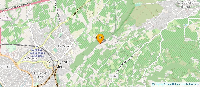 localisation de l'entreprise MONSIEUR JEAN MIRA à SAINT-CYR-SUR-MER