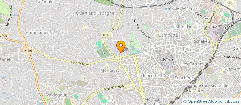 localisation de l'entreprise MONSIEUR JEAN MIRABEL  NIMES