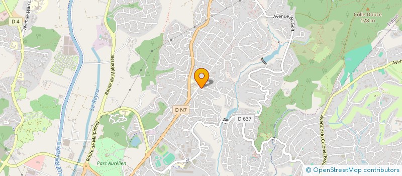 localisation de l'entreprise MONSIEUR JEAN MIRALLES à FREJUS