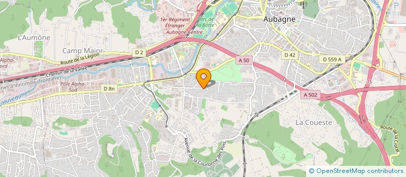 localisation de l'entreprise MONSIEUR JEAN MIRAMONT à AUBAGNE