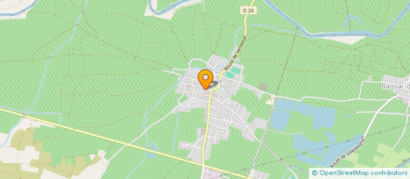 localisation de l'entreprise MONSIEUR JEAN MIRANDE  CONILHAC-CORBIERES