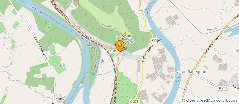 localisation de l'entreprise MONSIEUR JEAN MIROUZE  NICOLE