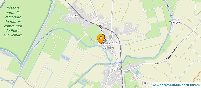 localisation de l'entreprise MONSIEUR JEAN MISSANDA  LES VELLUIRE-SUR-VENDEE