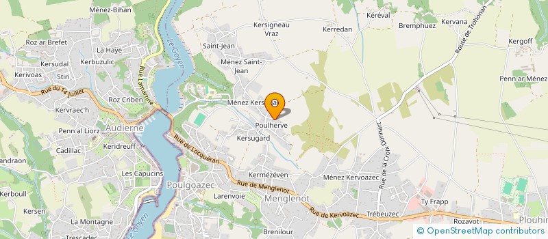 localisation de l'entreprise MONSIEUR JEAN MOAL  PLOUHINEC