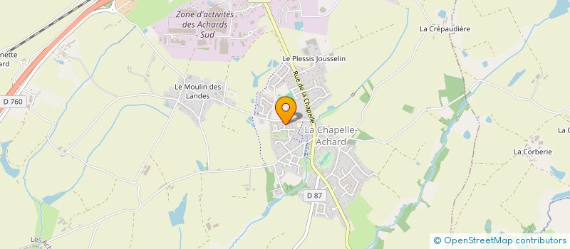 localisation de l'entreprise MONSIEUR JEAN MOCQUAIS  LES ACHARDS