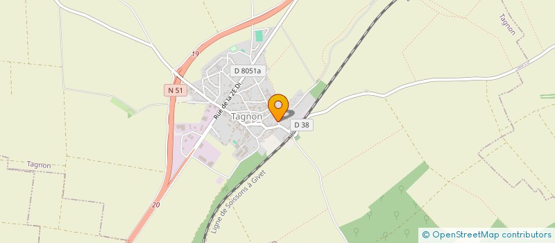 localisation de l'entreprise MONSIEUR JEAN MOISE BATTEUX  TAGNON