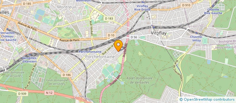 localisation de l'entreprise MONSIEUR JEAN MOITEAUX à VERSAILLES