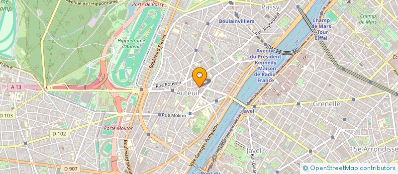 localisation de l'entreprise MONSIEUR JEAN MOITREL  PARIS