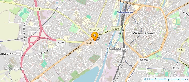 localisation de l'entreprise MONSIEUR JEAN MOITY  VALENCIENNES