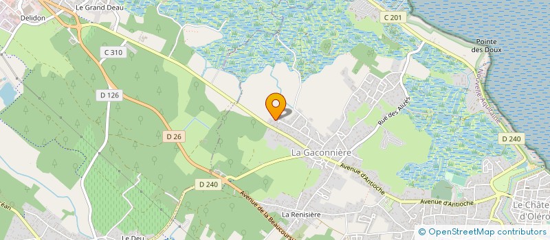 localisation de l'entreprise MONSIEUR JEAN MOIZANT à LE CHATEAU-D'OLERON