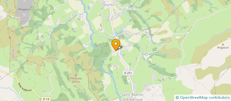 localisation de l'entreprise MONSIEUR JEAN MOLEDOUS  SAINT MARTIN D'ARBEROUE