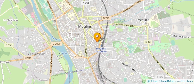 localisation de l'entreprise MONSIEUR JEAN MOLETTE à MOULINS