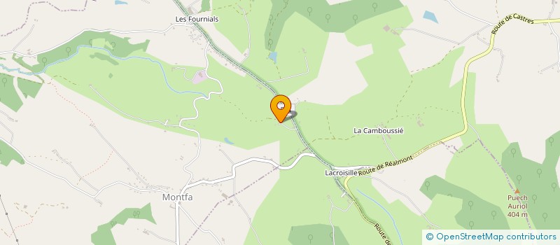 localisation de l'entreprise MONSIEUR JEAN MOLINIER à MONTFA