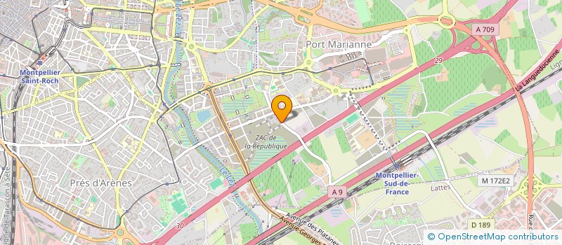 localisation de l'entreprise MONSIEUR JEAN MOLITOR à MONTPELLIER