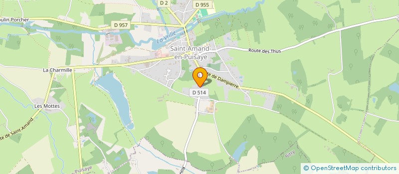 localisation de l'entreprise MONSIEUR JEAN MOLLIERE  SAINT-AMAND-EN-PUISAYE