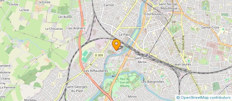 localisation de l'entreprise MONSIEUR JEAN MOLLIERE à LE MANS