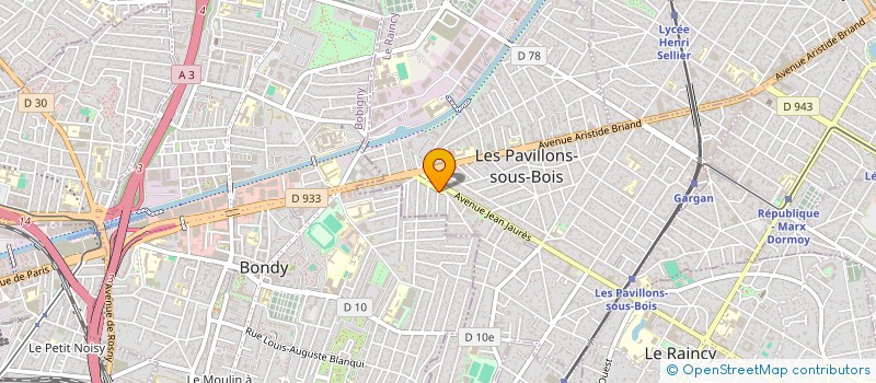 localisation de l'entreprise MONSIEUR JEAN MOMPEROUSSE à LES PAVILLONS-SOUS-BOIS