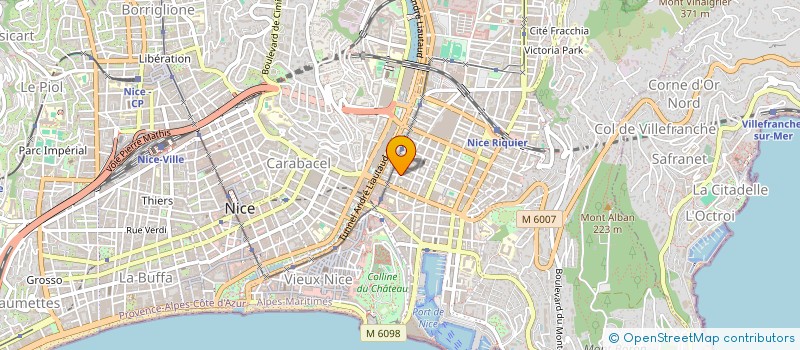 localisation de l'entreprise MONSIEUR JEAN MONACELLI à NICE
