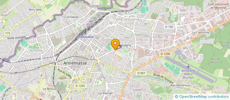 localisation de l'entreprise MONSIEUR JEAN MONAGREDA LARGACHA  ANNEMASSE