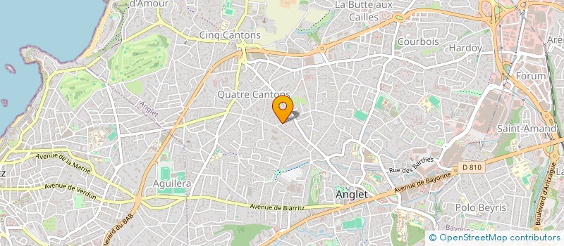 localisation de l'entreprise MONSIEUR JEAN MONCADE à ANGLET