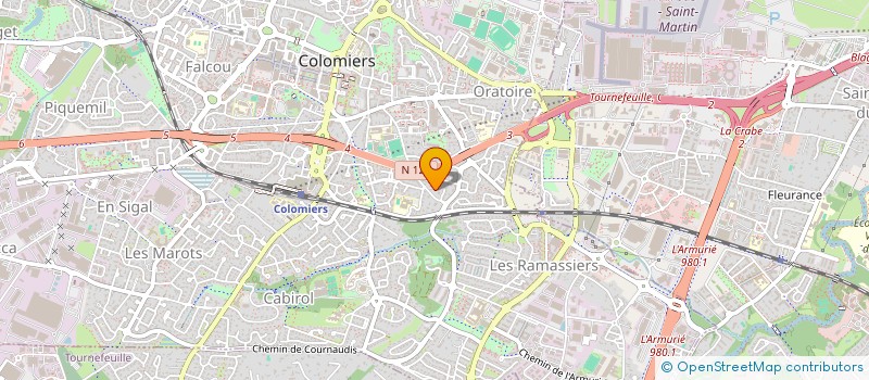 localisation de l'entreprise MONSIEUR JEAN MONCASSIN à COLOMIERS
