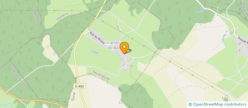 localisation de l'entreprise MONSIEUR JEAN MONCHABLON  GRANDRUPT-DE-BAINS