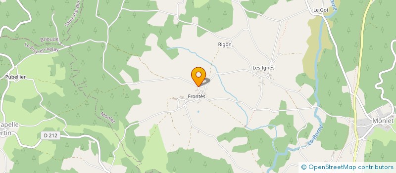 localisation de l'entreprise MONSIEUR JEAN MONCHELIN à MONLET