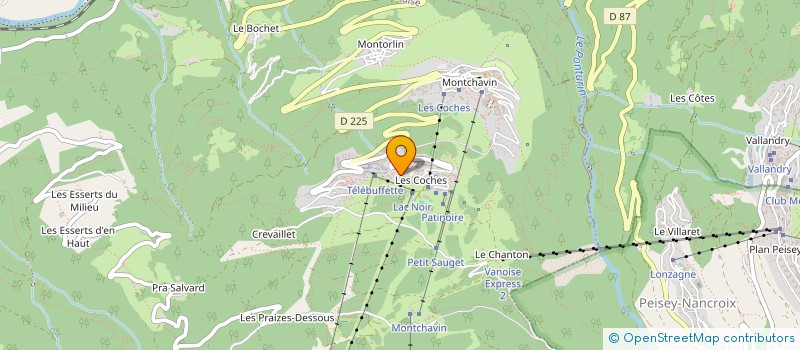 localisation de l'entreprise MONSIEUR JEAN MONCHY  AIME-LA-PLAGNE