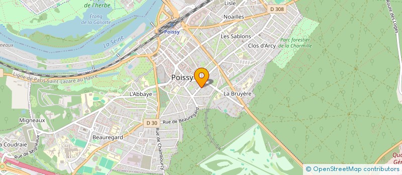 localisation de l'entreprise MONSIEUR JEAN MONCOMBLE à POISSY